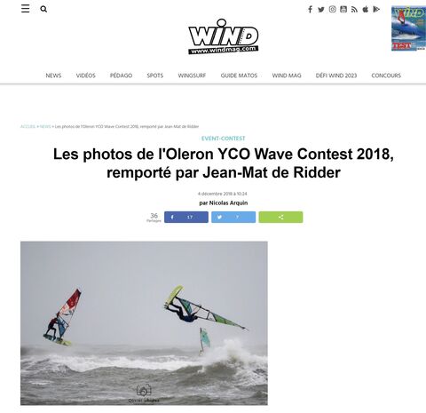 Wind Mag - YCO Wave Contest 2018 https://www.windmag.com/actu-les-photos-oleron-yco-wave-contest-2018-remporte-jean-mat-ridder